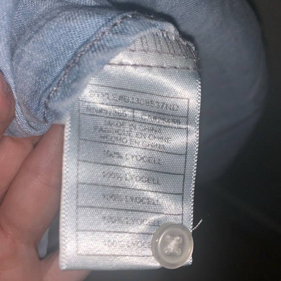 BB Dakota Sway Chambray Shirtdress Blue Sz. Medium - Picture 6 of 7